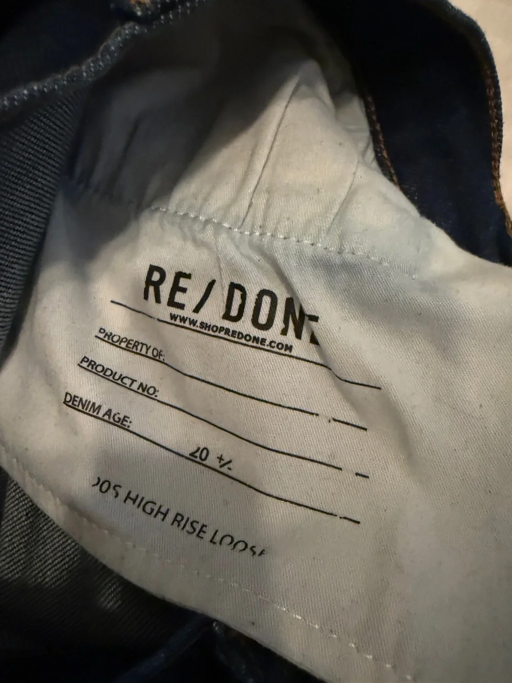 RE/DONE 90’s High Rise Loose Jeans